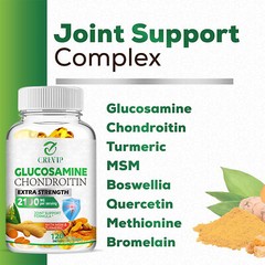 Glucosamine Chondroitin 2100mg – Enhance Joint Flexibility, Support Joint Health