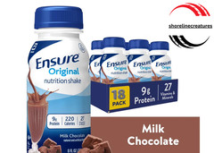 Ensure Original Nutrition Shake, 9g Protein, Milk Chocolate, 8 fl oz – 18 Pack