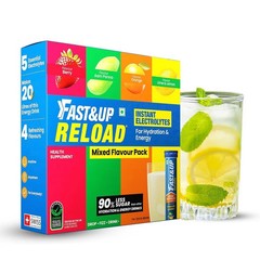 Fast&Up Reload Berry Aam Panna Orange Lime & Lemon Vitamins Tablets