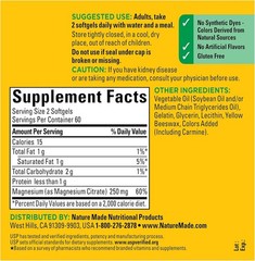 Nature Made Magnesium Citrate 250 mg per serving, Magnesium Supplements for Men