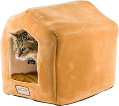 Armarkat Brown Cat Bed Size,18-Inch by 14-Inch