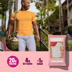 Legendary Foods Protein Pastry Strawberry 4 Pack Keto Gluten Free Low Carb Snack