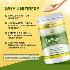Dr Naturas Dr Naturas Unifiber Natural Fiber Supplement 8.4 oz Pack of 2
