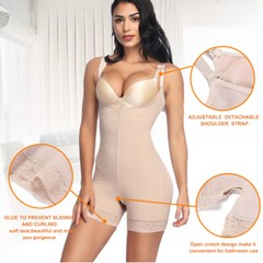 Fajate&Fajas Colombian Latex Body Shaper Levanta Cola Post Parto Surgery Girdle