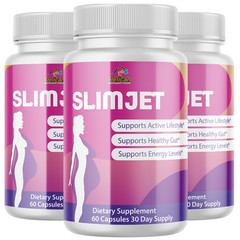 Slim Jet- Metabolism Support, Weight Management Supplement- 3 Bottles