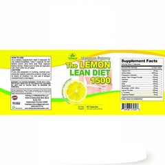 Blood Sugar Support Capsules Lemon Lean Weight Loss Diet Pills Combo