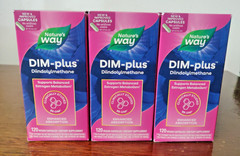 3 Pack Nature’s Way DIM-Plus DIM Diindolylmethane Supplement – 360ct Exp 4/30/27