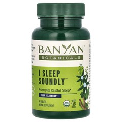 2 X Banyan Botanicals, I Sleep Soundly, 90 Tablets