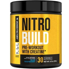 Jacked Factory Nitrosurge Build Pre Workout with 30 Servings (Pack of 1)