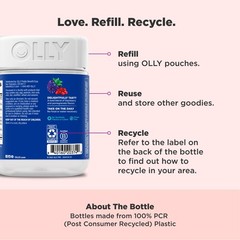 OLLY Men’s Multi Gummies, Supports Overall 130 Count (Pack of 1, Magenta