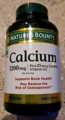 Nature’s Bounty 1200mg Calcium & 1000 IU Vitamin D3 120 Softgels 07/2026