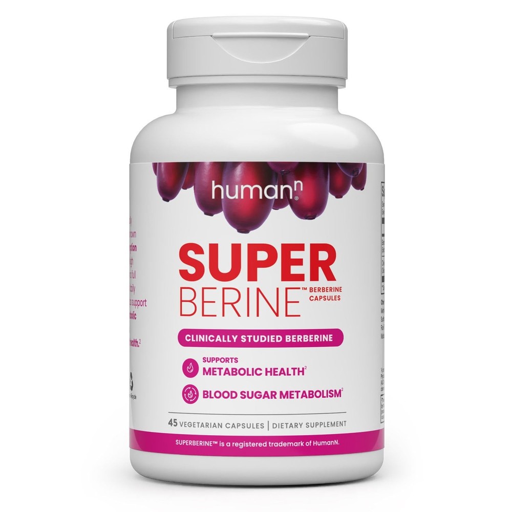 HumanN SuperBerine Capsules, 45 ct. Healthy Blood Sugar Metabolism