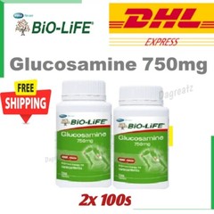 Bio-life/ biolife Glucosamine 750mg 2x Tablet (100’s) Joint Health – FREE DHL