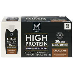 Member’s Mark High Protein Shake Chocolate 11oz 15 Count