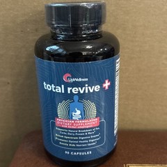 UpWellness Total Revive + 90 Capsules Broad Spectrum Digestive Enzymes Exp 12/26