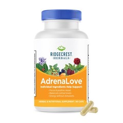 Ridgecrest Herbals AdrenaLove, 60 Count (Pack of 1), White With Blue Band