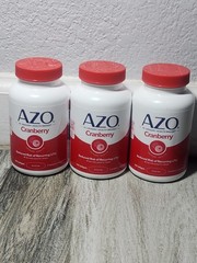 3x AZO, Cranberry, Urinary Health, 100 Each Softgels Exp 08/2027