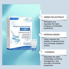 7~35PCS Weight Loss Oral Drops for Intestinal Slimming Boosting Metabolism US