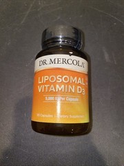 Dr. Mercola, Liposomal Vitamin D3, 5,000 IU, 90 Capsules