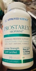 Approved Science PROSTAREX Bioperine Advanced Prostate Support (270 Caps) 10/27!
