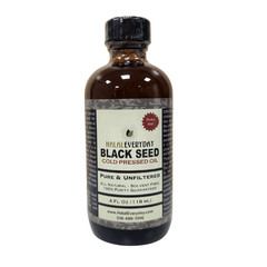 16 oz Black Seed Oil – 100% Pure COLD PRESSED Cumin Nigella Sativa Non GMO GLASS