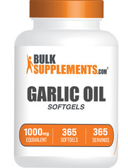 BulkSupplements Garlic Oil 365 Softgels – 10mg Per Serving