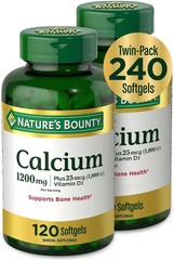 Calcium 1200 Mg & Vitamin D3 1000 IU Immune Support Bone Health, 240 Softgels