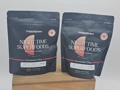 2 Packs Moonbrew Night Time Superfoods Cinnamon Chai Sleep Drink 4.4oz Bags