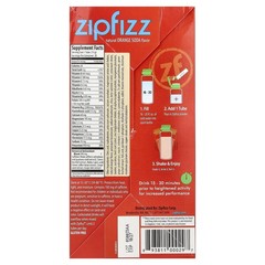 Energy Drink Mix, Orange Soda, 20 Tubes, 0.39 oz (11 g) Each