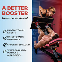 Grow Factor Test X60 Boost, Testosterone Booster for Men, Testosteron Pills