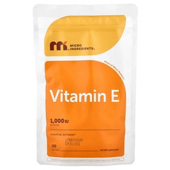 2 X Micro Ingredients, Vitamin E, 240 Softgels (500 IU per Softgel)