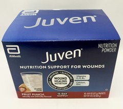 Juven Therapeutic Nutrition Powder, Fruit Punch 30-Pack Expires 10/2027