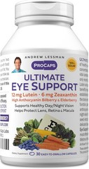 Eye Health Softgels – 12mg Lutein, 6mg Zeaxanthin, Bilberry Extract
