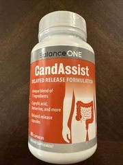 CandAssist by Balance ONE – Natural Antifungals for Candida – 30 Day Supply