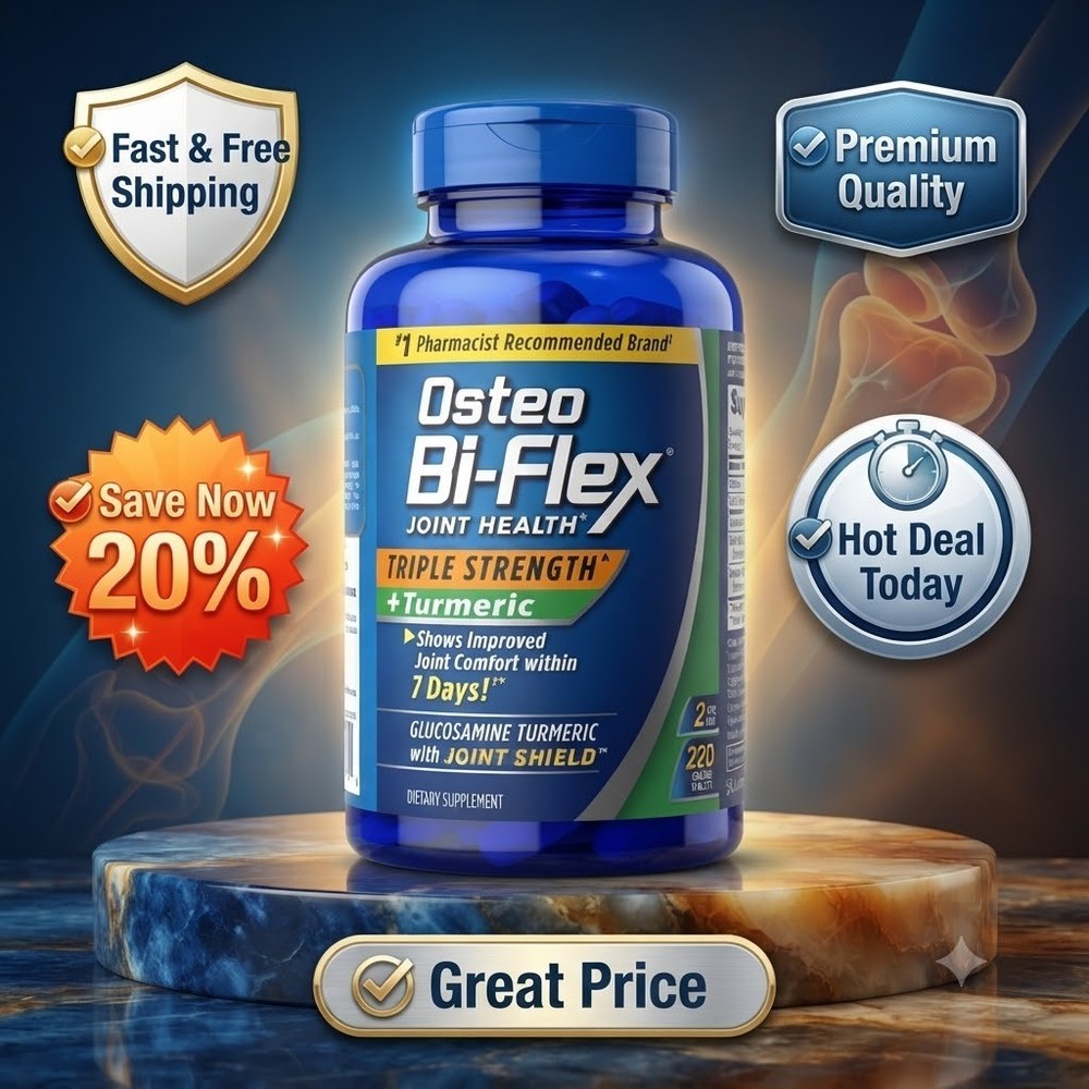 Osteo Bi-Flex Triple Strength Joint Supplement 200 Count Tablets
