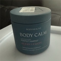 BodyHealth Body Calm Magnesium Supplement Powder, Berry Lemon, Vegan, Calming