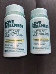 2x Daily Love Multivitamin for Women | Energy, Immune Stress Support 60 Capsules