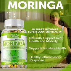 Moringa 120pcs – Antioxidant, Skin, Hair & Joint Health, Improves Energy Levels