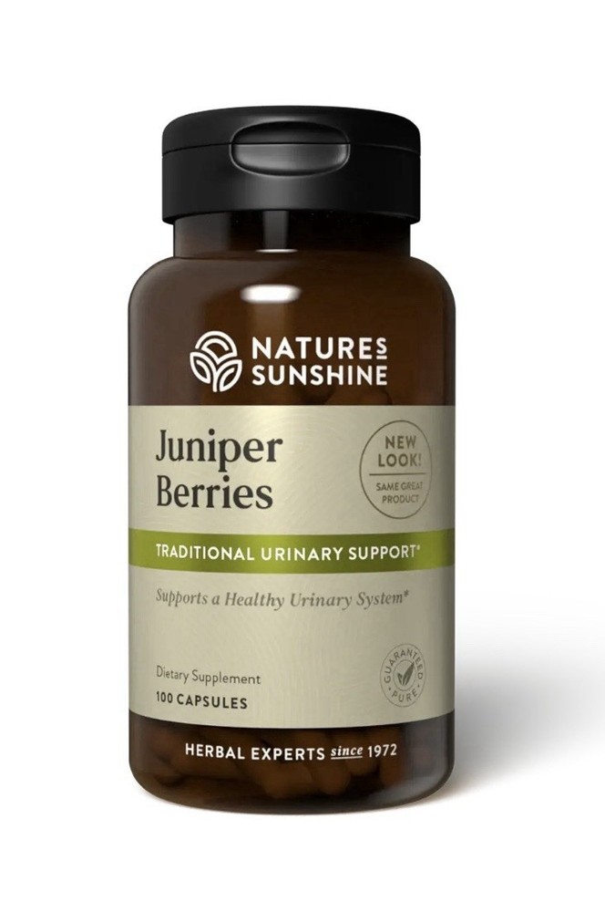 Nature’s Sunshine Juniper Berries – 100 Capsules (New/Sealed)