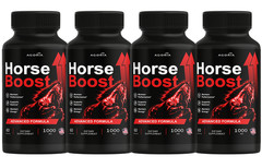 (4 Pack) Horse Boost Pills Male Health Support Formula HorseBoost 240 Capsules