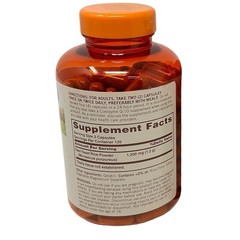 Sundown Naturals Red Y east R ice 1200mg Capsules – 240 Count