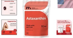 Gluten Free Astaxanthin 12mg Softgels, 4 Supply