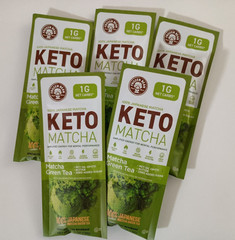 Frozen Bean Keto Matcha Single Serve On The Go Packets 0.7Oz MCT Oil (5 Pack)