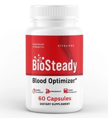 (1 Pack) BioSteady Advanced Blood Max Support Supplement Bio Steady 60 Capsules