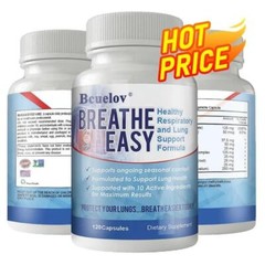BREATHE EASY Lung Health Capsules,Cleanse & Detox,Support Respiratory Health