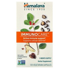 2 X Himalaya, ImmunoCare�, 120 Vegetarian Capsules