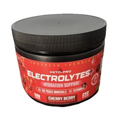 Keto-Pro Electrolytes 250g 50 Servings Cherry Berry
