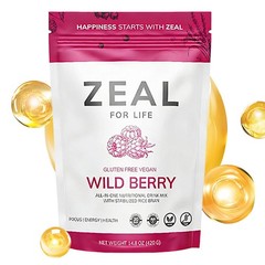 Zurvita Zeal For Life – 30-Day Wellness Bag (Wild Berry Flavor) – 420g FRESH