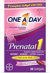 One A Day Women’s Prenatal 1 Multivitamin including 30 Count Exp 09/2026+