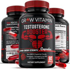 Men’s Test Booster Support Natural Stamina Energy Endurance Strength 90 capsules